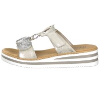 Rieker Damen Pantolette silber