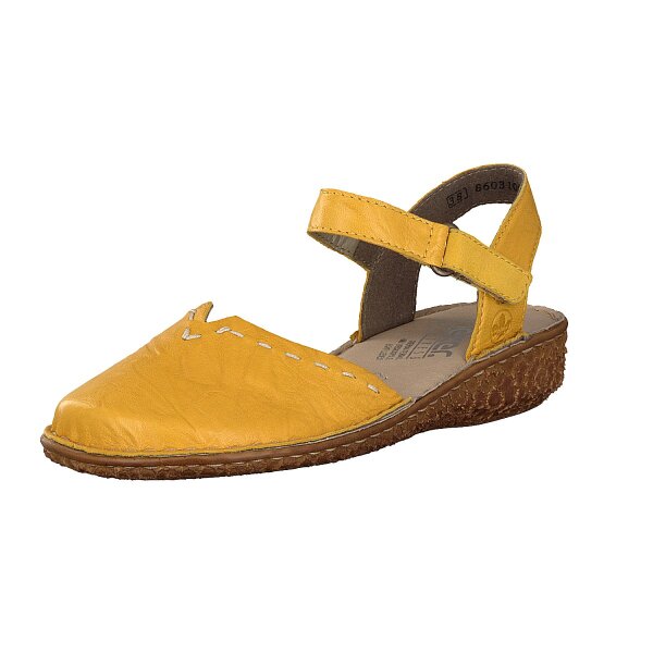 Rieker Damen Sandale gelb