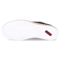 Rieker Damen Mesh Schn&uuml;rschuh blau