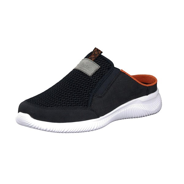 Rieker Herren Pantolette blau