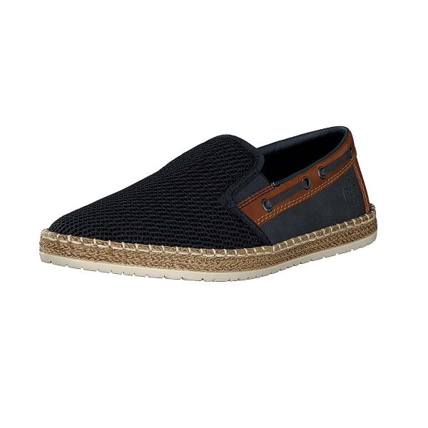Rieker Herren Slipper blau