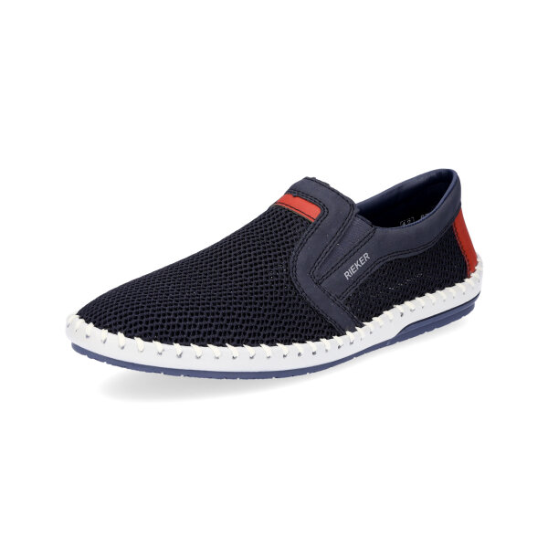 Rieker Herren Slipper blau