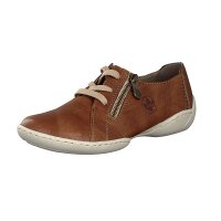 Rieker Damen Schnürschuh braun