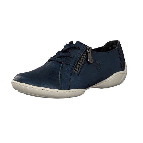 Rieker Damen Schn&uuml;rschuh blau