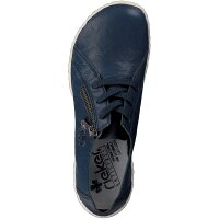 Rieker Damen Schn&uuml;rschuh blau