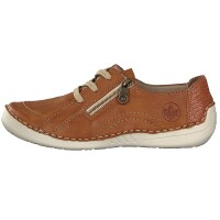 Rieker Damen Schnürschuh braun