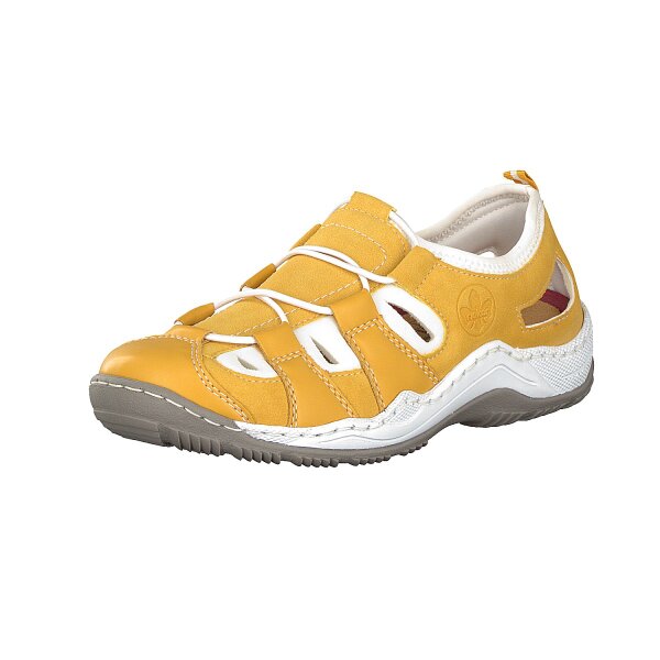 Rieker Damen Sneaker wei&szlig;