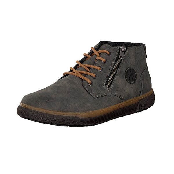 Rieker Herren Schn&uuml;rboot grau