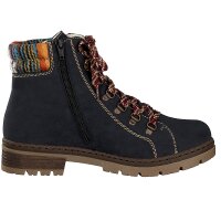 Rieker Damen Schn&uuml;rboot blau