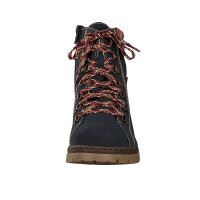 Rieker Damen Schn&uuml;rboot blau