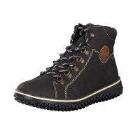 Rieker Damen Schnürboot schwarz