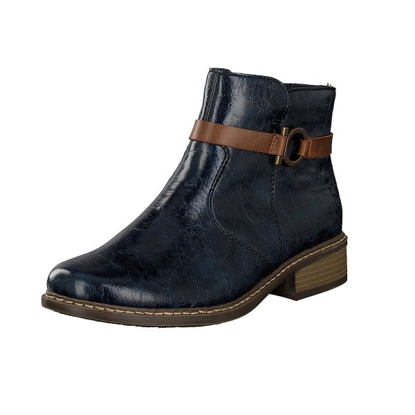 Rieker Damen Stiefelette blau