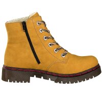 Rieker Damen Schn&uuml;rboot gelb