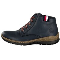 Rieker Damen Schnürboot blau