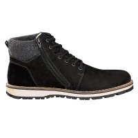 Rieker Herren Schn&uuml;rboot schwarz