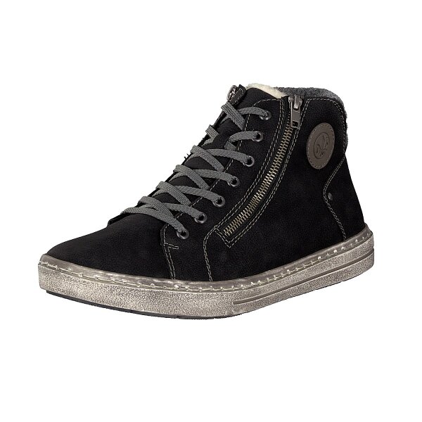 Rieker Herren Schn&uuml;rboot schwarz