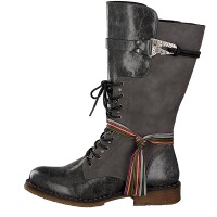 Rieker Damen Stiefel grau