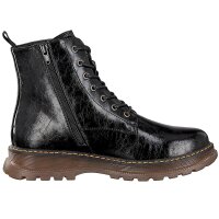 Rieker Damen Schn&uuml;rboot schwarz