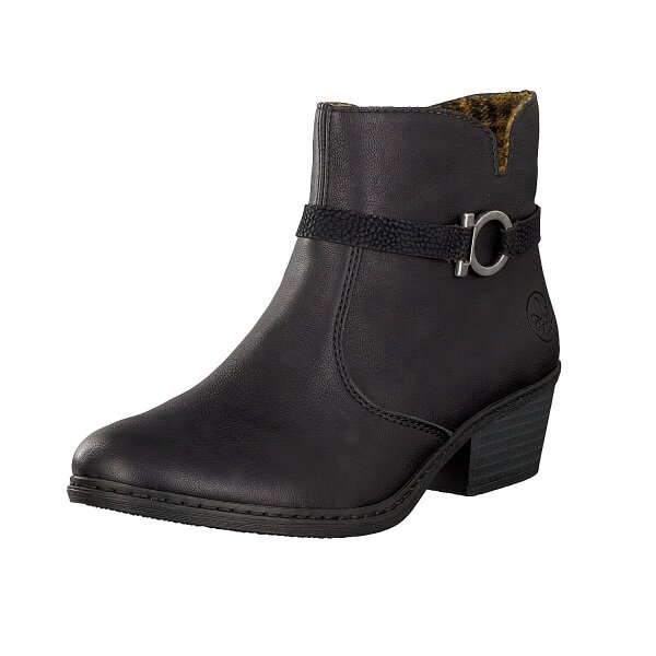 Rieker Damen Stiefelette schwarz