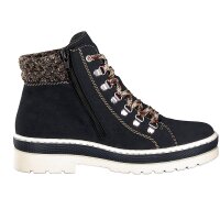 Rieker Damen Schn&uuml;rboot blau