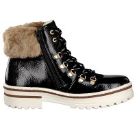 Rieker Damen Schn&uuml;rboot schwarz