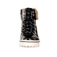 Rieker Damen Schn&uuml;rboot schwarz