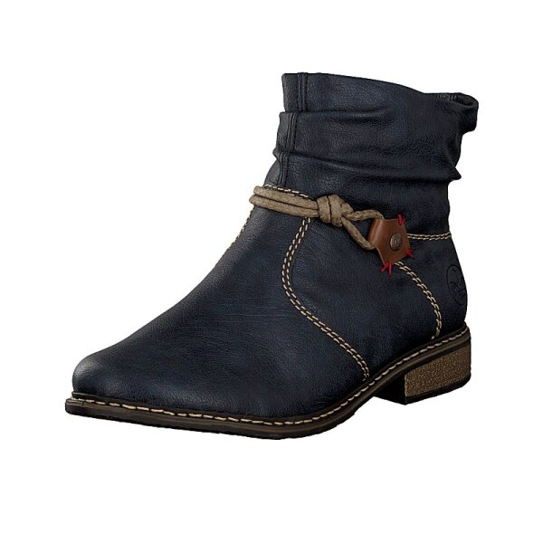 Rieker Damen Stiefelette blau
