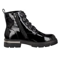 Rieker Damen Schn&uuml;rboot schwarz