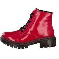 Rieker Damen Schnürboot rot
