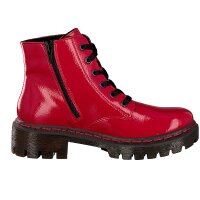 Rieker Damen Schn&uuml;rboot rot