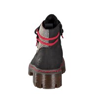 Rieker Damen Schn&uuml;rboot schwarz