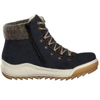 Rieker Damen Schn&uuml;rboot blau
