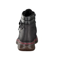 Rieker Damen Schn&uuml;rboot schwarz