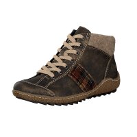 Rieker Damen Schnürboot metallic