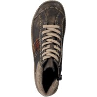 Rieker Damen Schn&uuml;rboot metallic