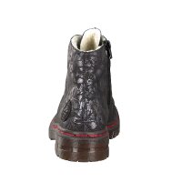 Rieker Damen Schn&uuml;rboot schwarz