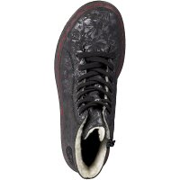 Rieker Damen Schn&uuml;rboot schwarz