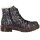 Rieker Damen Schn&uuml;rboot schwarz