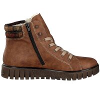 Rieker Damen Schn&uuml;rboot braun