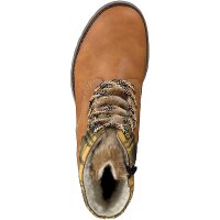 Rieker Damen Schn&uuml;rboot gelb