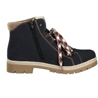Rieker Damen Schn&uuml;rboot blau