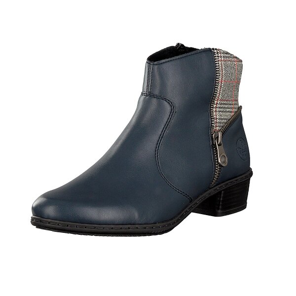 Rieker Damen Stiefelette blau