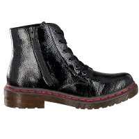 Rieker Damen Schn&uuml;rboot schwarz