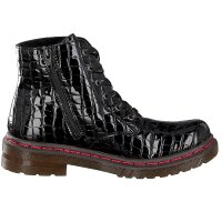 Rieker Damen Schn&uuml;rboot schwarz