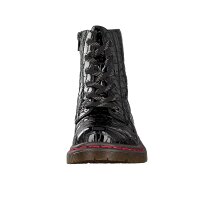Rieker Damen Schn&uuml;rboot schwarz