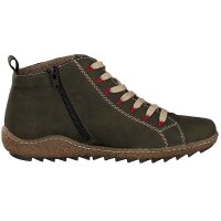 Rieker Damen Schn&uuml;rboot gr&uuml;n