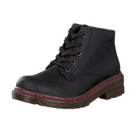 Rieker Damen Schnürboot schwarz