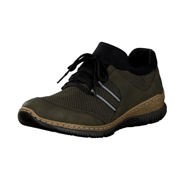 Rieker Damen Sneaker gr&uuml;n