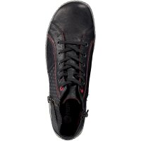 Remonte Damen Schn&uuml;rboot schwarz