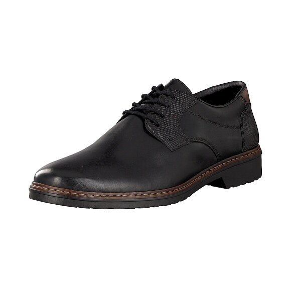 Rieker Herren Schn&uuml;rschuh schwarz